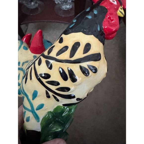 🐓 Vintage Poultry in Motion Roosters – Set of 2 Collectible Figures - Picture 4 of 14